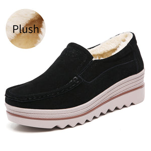 Fashion platform rocking shoes women's single shoes mom shoes casual women's shoes