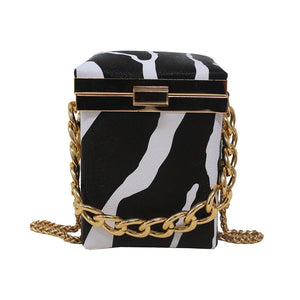 Mini Chain Small Tide Fashion Oblique Small Square Bag