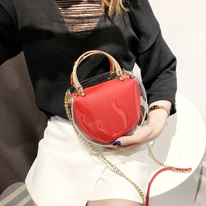 Chain hand bag shoulder bag transparent bag