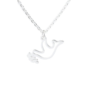 Stainless Steel Necklace Bird Pendant Necklace