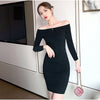 Slimming Long Sleeve Inner Wear Bottoming Skirt For Women